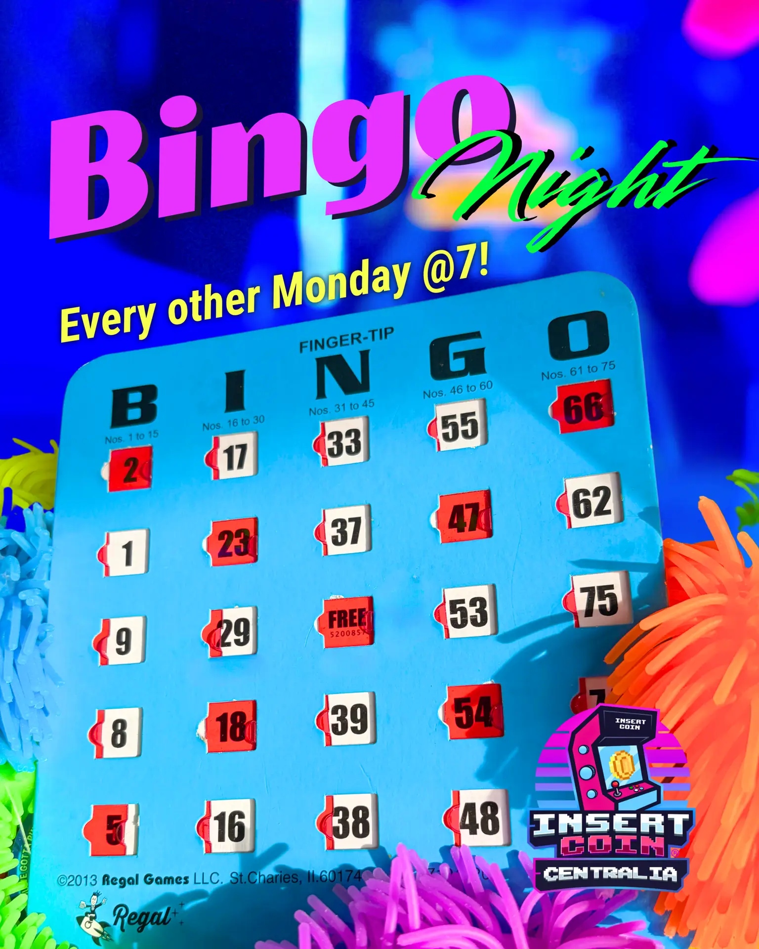 Bingo Night @ Insert Coin Centralia