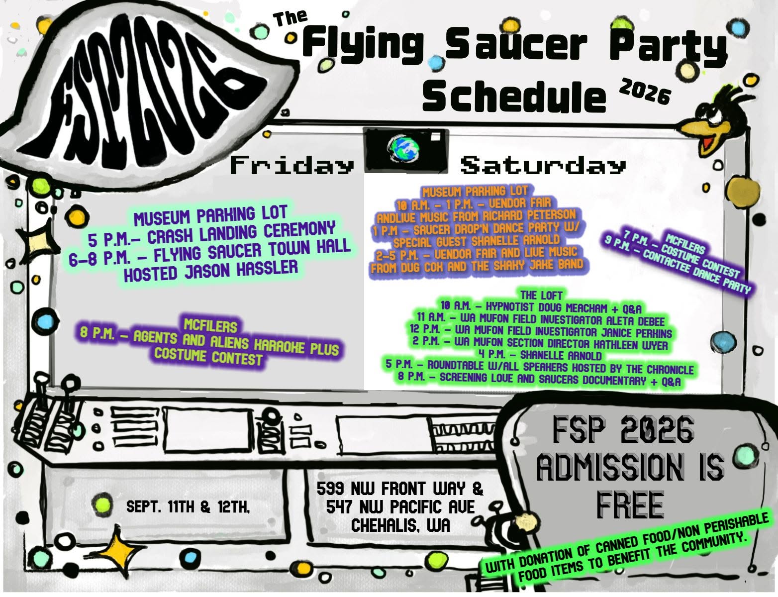 The Chehalis Flying Saucer Party