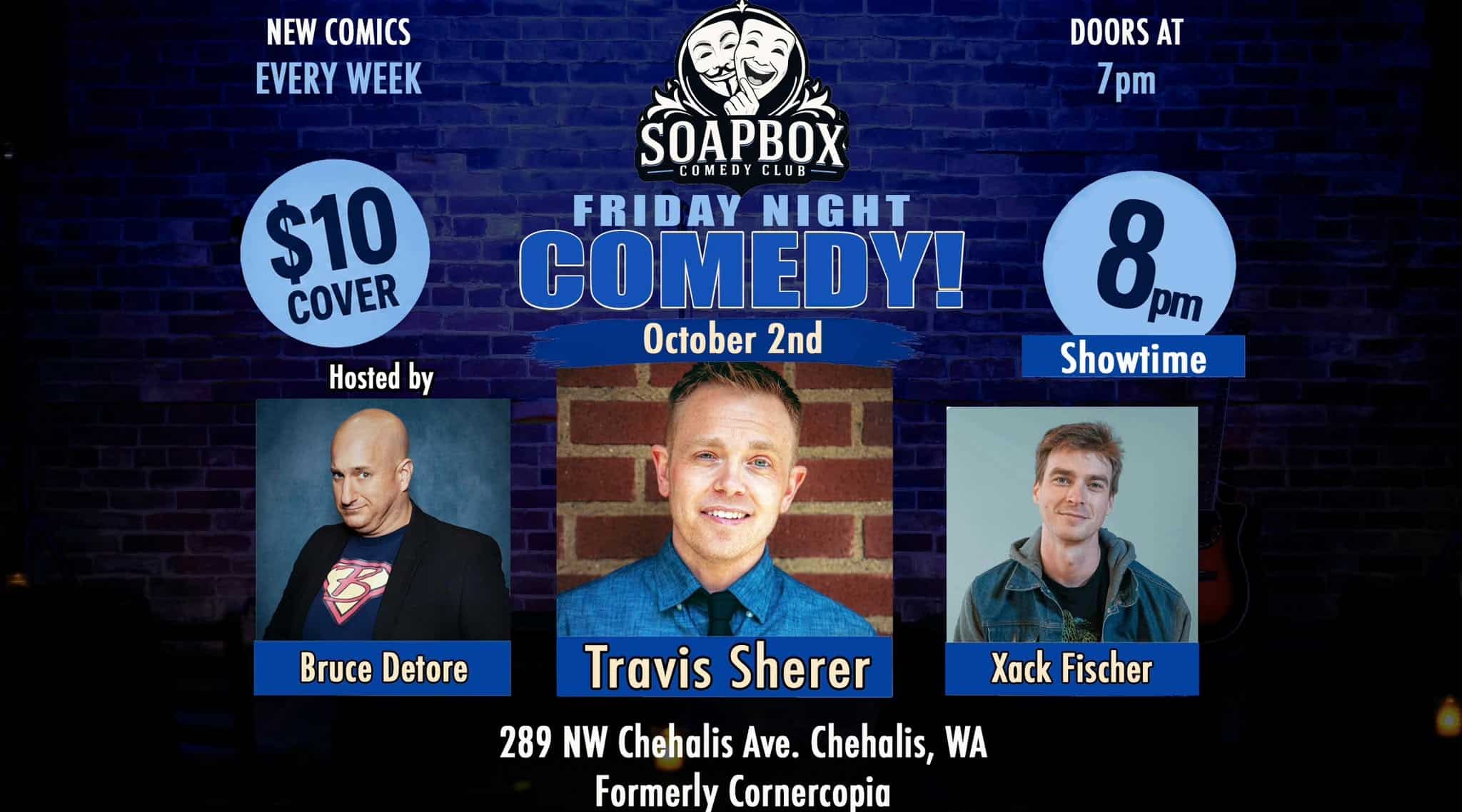 Travis Sherer – Comedian @ Soapbox Comedy Club