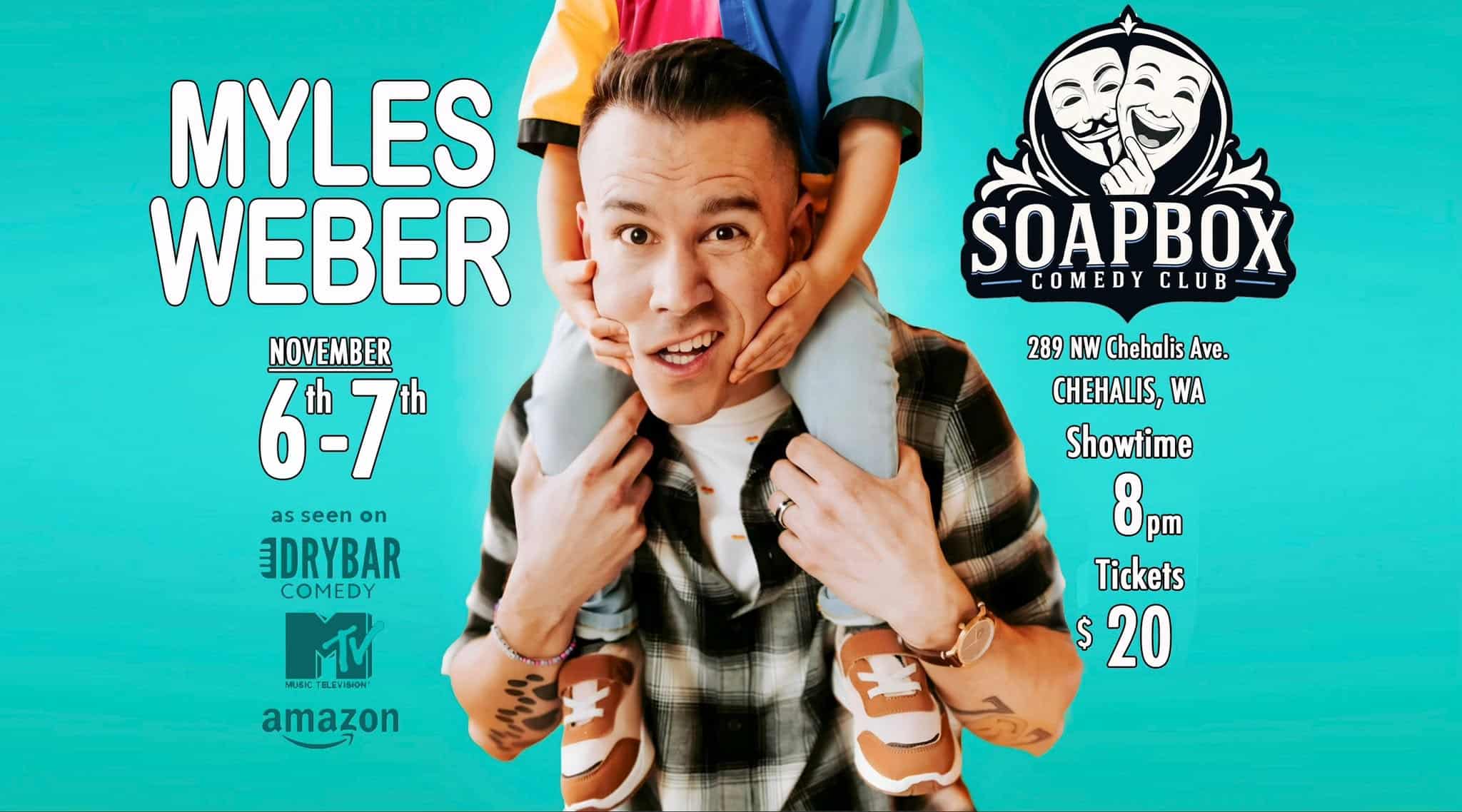 Myles Weber – Comedian @ Soapbox Comedy Club
