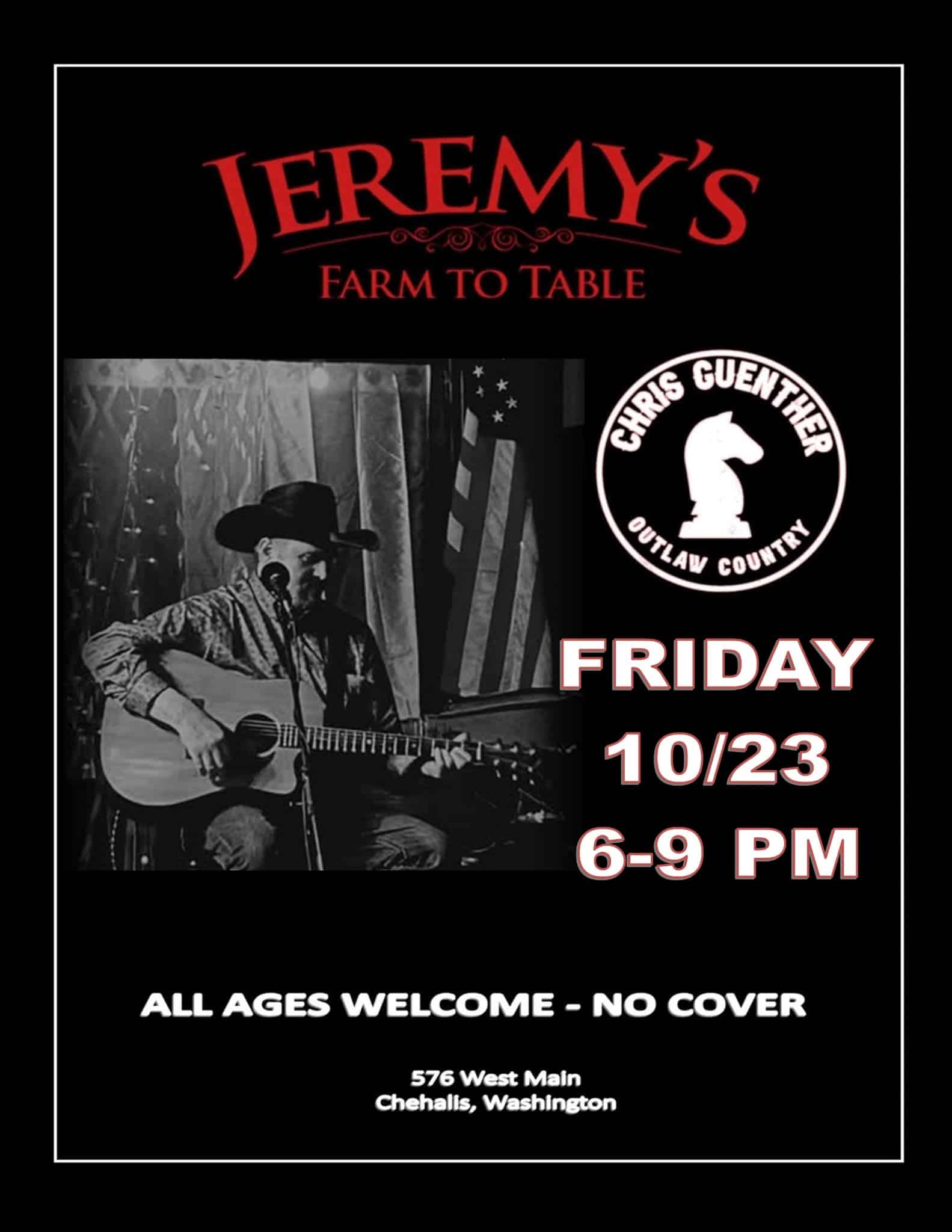 Chris Guenther @ Jeremy’s Farm to Table