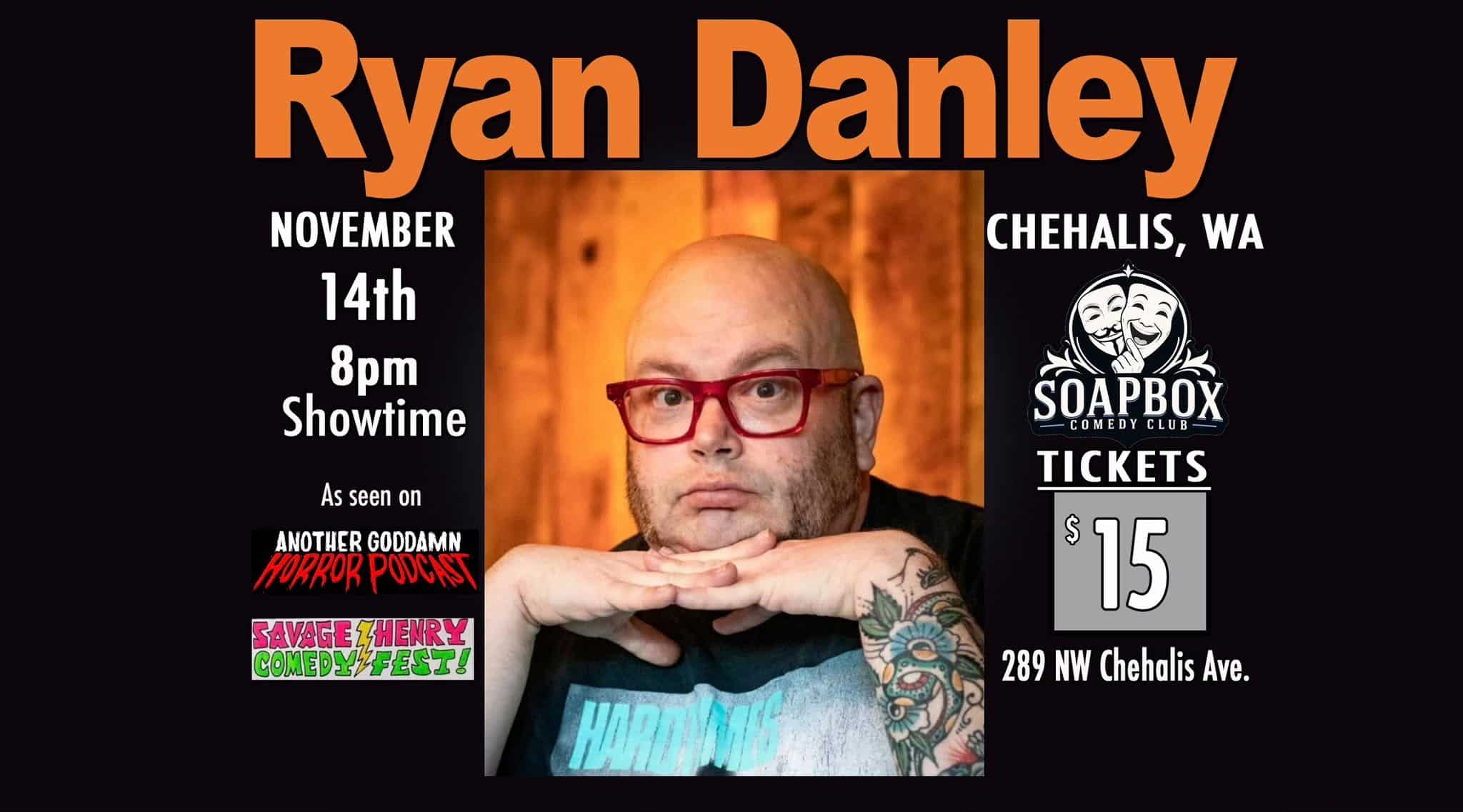 Ryan Danley Comedian @ Soapbox Comedy Club